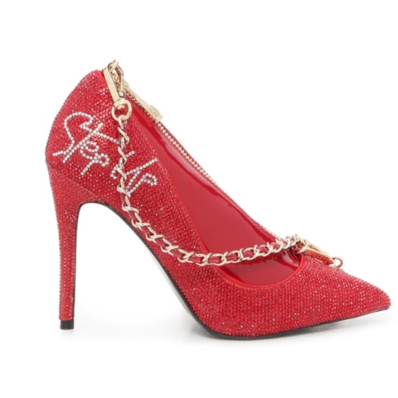 RARE NWT ALDO Tessyrazzle High Heel Rhinestone Crossbody Purse Shoulder Bag. - Picture 4 of 13